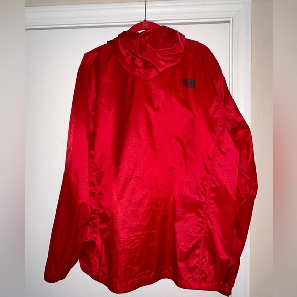 Red North Face Large Windbreaker - Picture 2 of 3